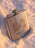 Warm Ya Cockles Hip Flask